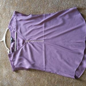 Purple dress top from Express